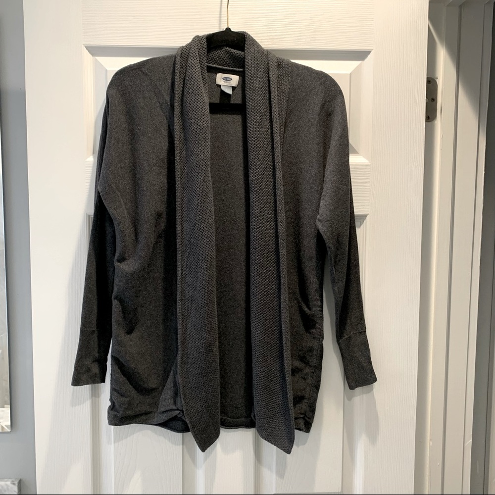 Old Navy Shawl Collar Cardigan Grey- Medium